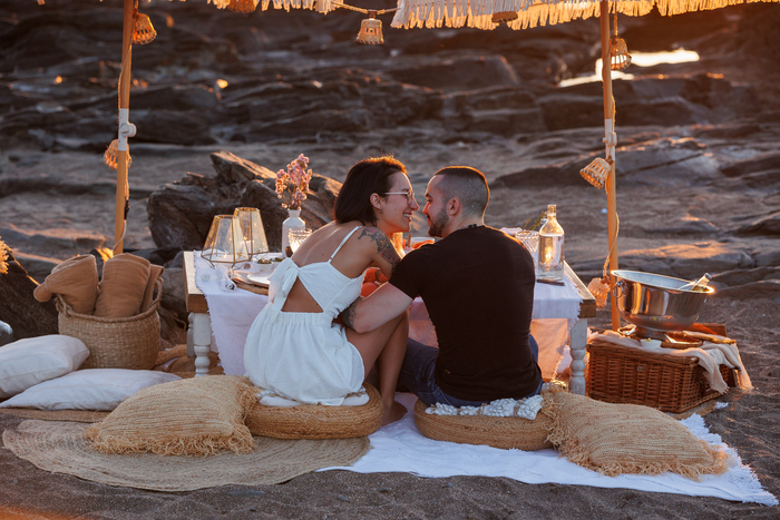 A Beach Picnic Wedding Proposal Spain