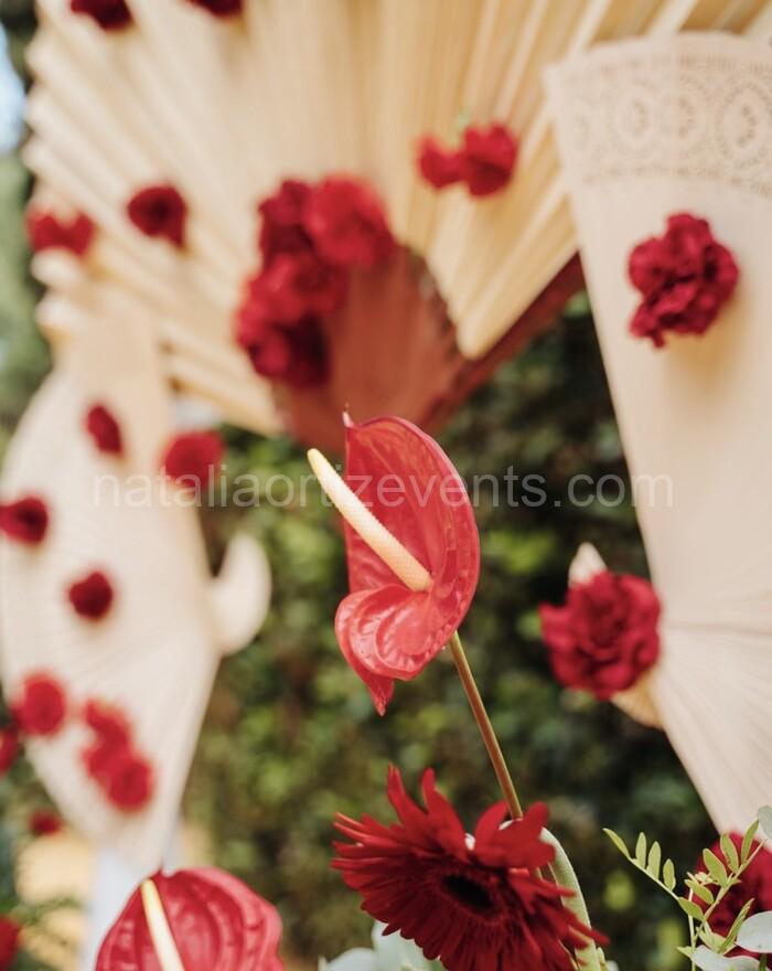 Boda estilo flamenco / Foto vía Natalia Ortiz Events Boda estilo flamenco / Foto vía Natalia Ortiz Events