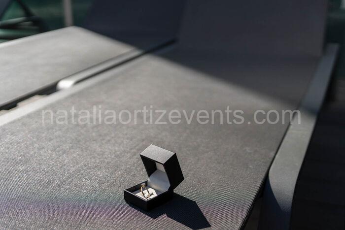 Proposal in Madrid / Photo via Natalia Ortiz Events