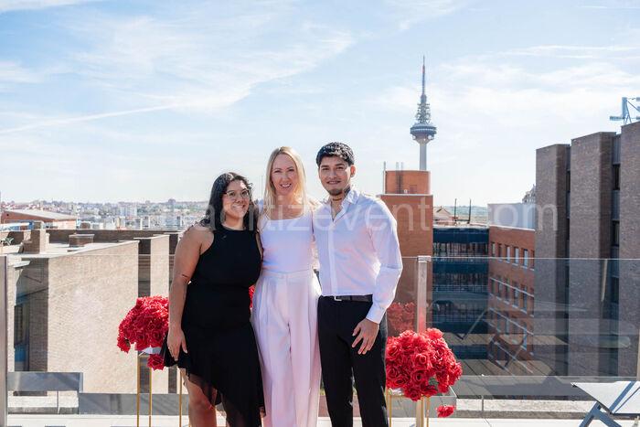 Proposal in Madrid / Photo via Natalia Ortiz Events