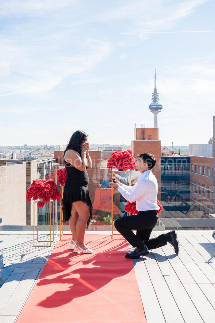 Proposal in Madrid: Fer and Angie’s story