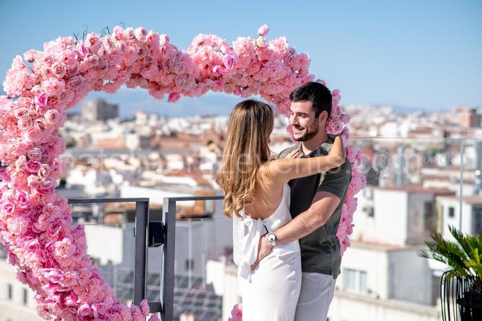 Pedida de mano en Madrid / Foto vía Natalia Ortiz Events