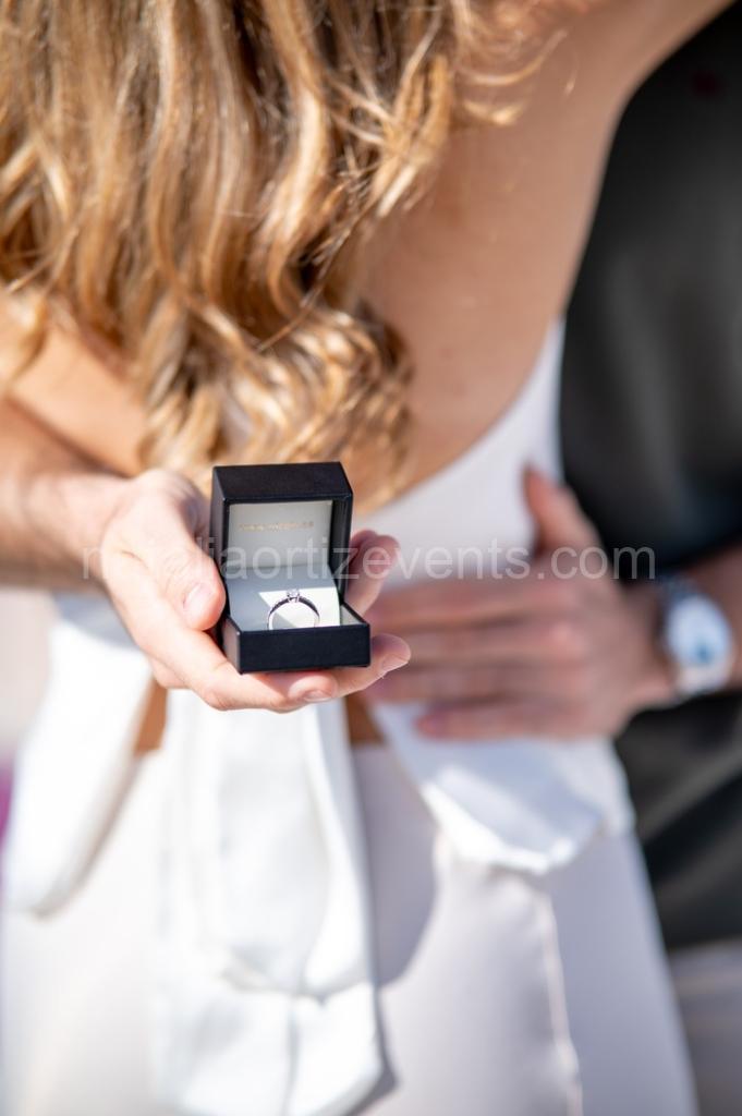 Pedida de mano en Madrid / Foto vía Natalia Ortiz Events